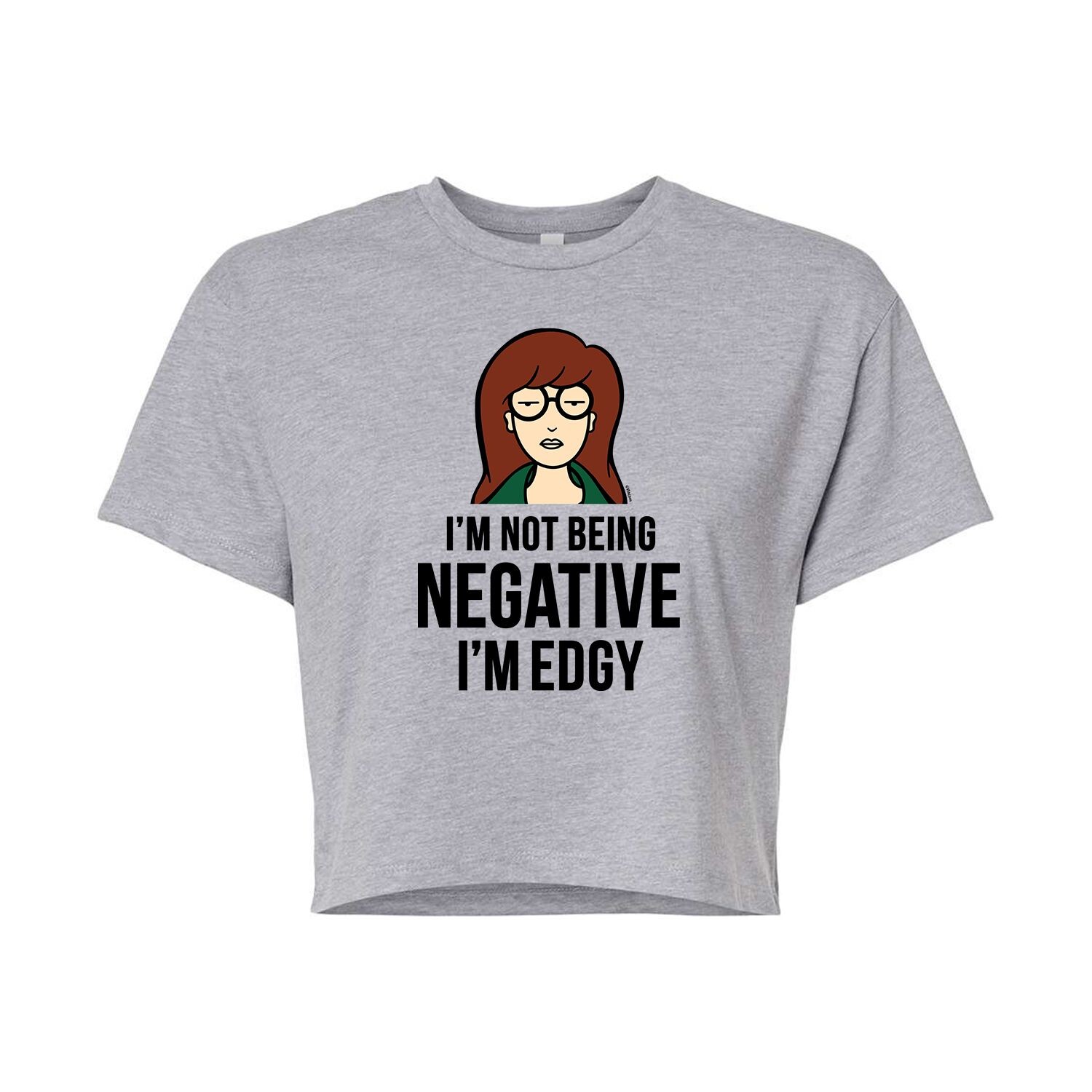 Укороченная футболка с рисунком Daria Edgy для юниоров Licensed Character
Укороченная футболка с рисунком Daria Edgy для юниоров Licensed Character