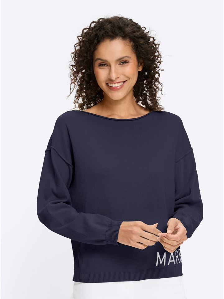 Heine Хлопковый свитер темно-синего цвета
Heine Хлопковый свитер темно-синего цвета