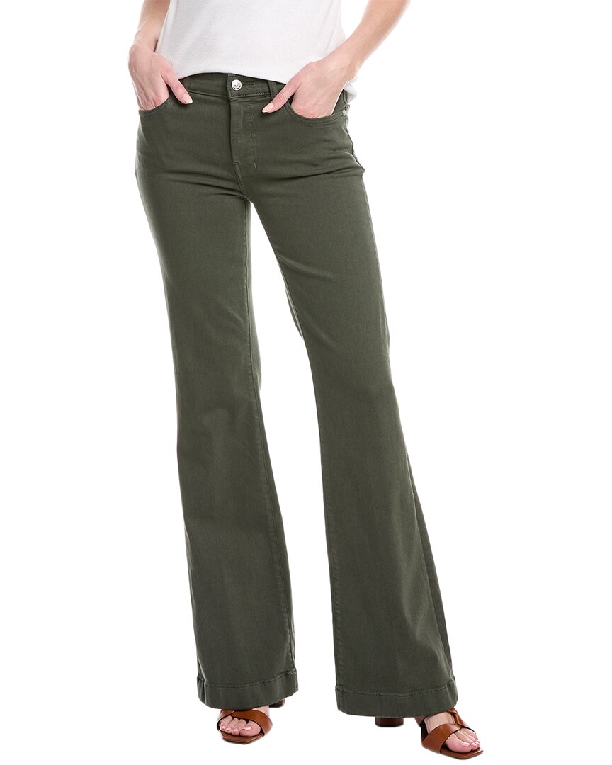 7 For All Mankind Dojo Армейские расклешенные брюки-джинсы, зеленый
7 For All Mankind Dojo Армейские расклешенные брюки-джинсы, зеленый