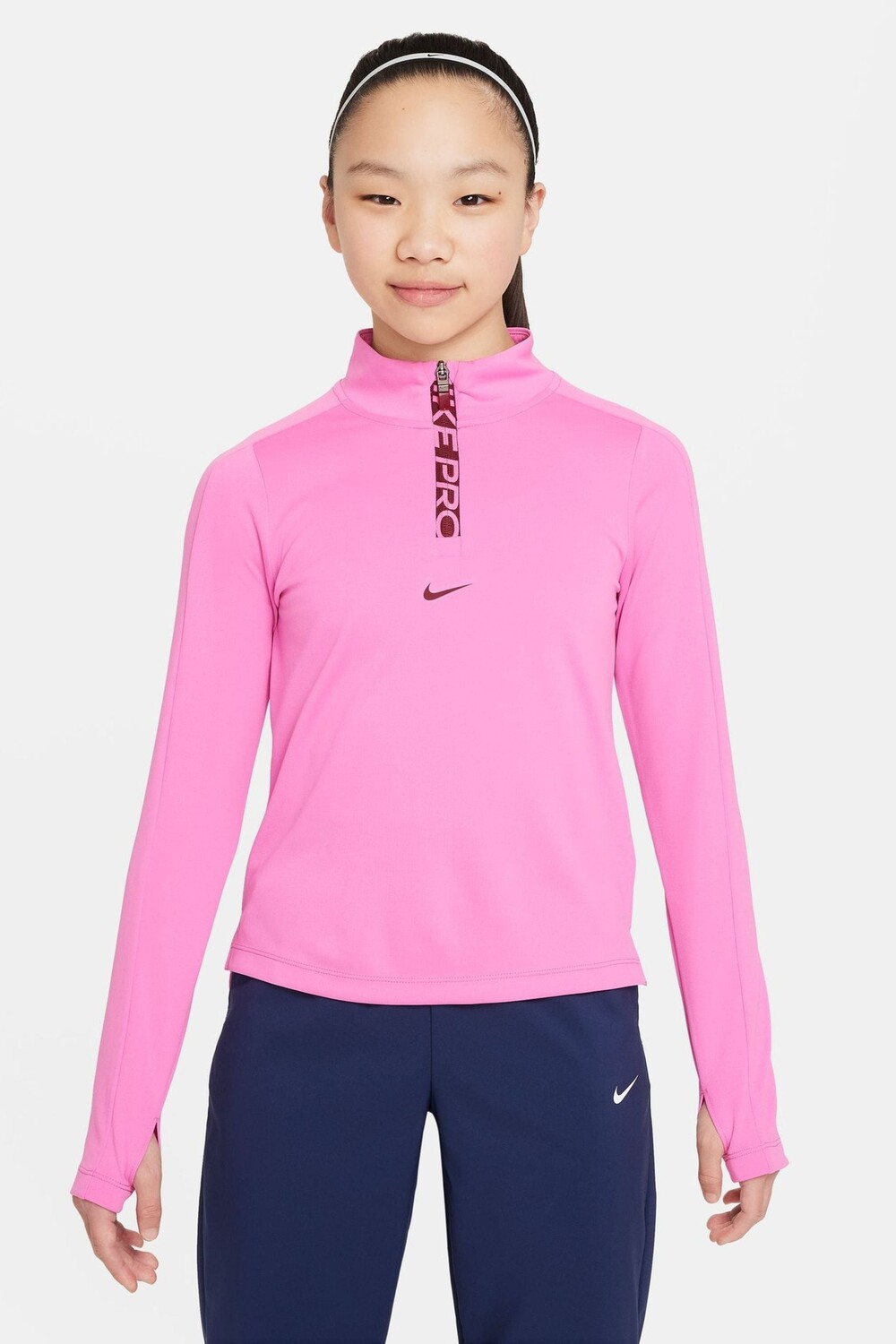 Толстовка Pro dri fit на молнии 1/2 Nike, красный
Толстовка Pro dri fit на молнии 1/2 Nike, красный