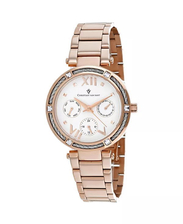 Женские часы Sienna с белым циферблатом - CV1824 Christian Van Sant, white
Женские часы Sienna с белым циферблатом - CV1824 Christian Van Sant, white