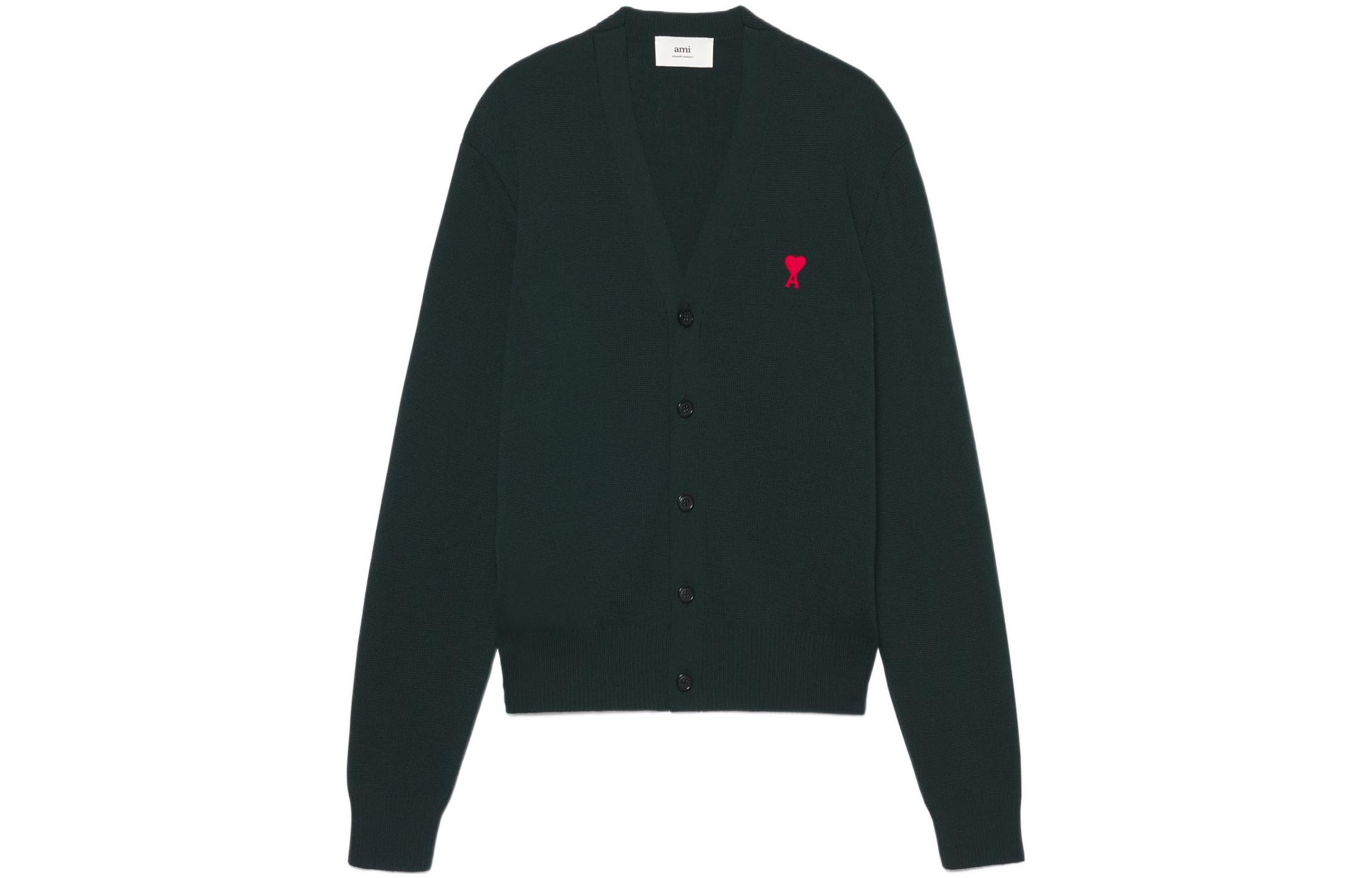 Кардиган Ami Cardigan AMIPARIS, Темно-зеленый
Кардиган Ami Cardigan AMIPARIS, Темно-зеленый