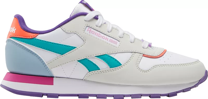 Классические кожаные кроссовки Reebok для начальной школы для детей, фиолетовый/розовый
Классические кожаные кроссовки Reebok для начальной школы для детей, фиолетовый/розовый