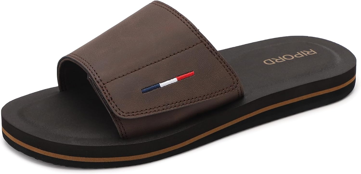 Мужские сандалии с регулируемыми ремешками, шлепанцы, удобные спортивные антискользящие шлепанцы Ripord, коричневый
Мужские сандалии с регулируемыми ремешками, шлепанцы, удобные спортивные антискользящие шлепанцы Ripord, коричневый