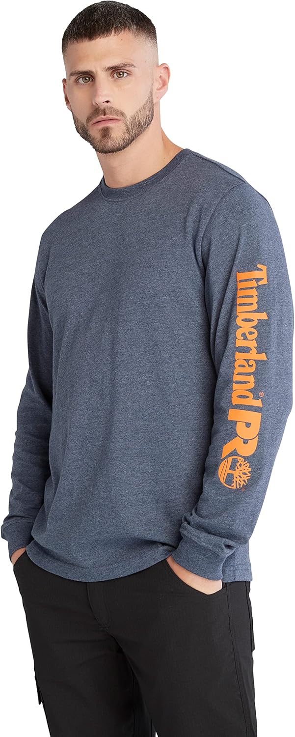 Мужская футболка Timberland PRO с длинным рукавом и логотипом Core, Black Iris Heather, Черный, Мужская футболка Timberland PRO с длинным рукавом и логотипом Core, Black Iris Heather
Мужская футболка Timberland PRO с длинным рукавом и логотипом Core, Black Iris Heather, Черный, Мужская футболка Timberland PRO с длинным рукавом и логотипом Core, Black Iris Heather