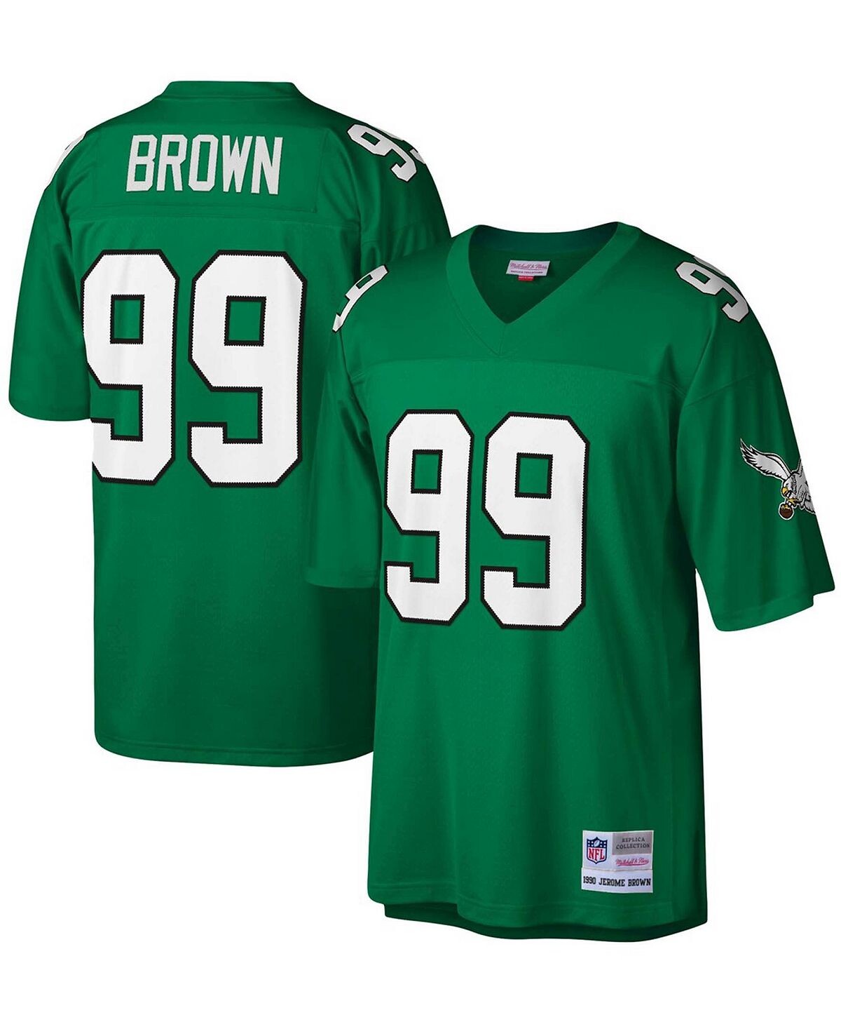 Мужская футболка Jerome Brown Kelly Green Philadelphia Eagles Legacy Replica Mitchell & Ness
Мужская футболка Jerome Brown Kelly Green Philadelphia Eagles Legacy Replica Mitchell & Ness