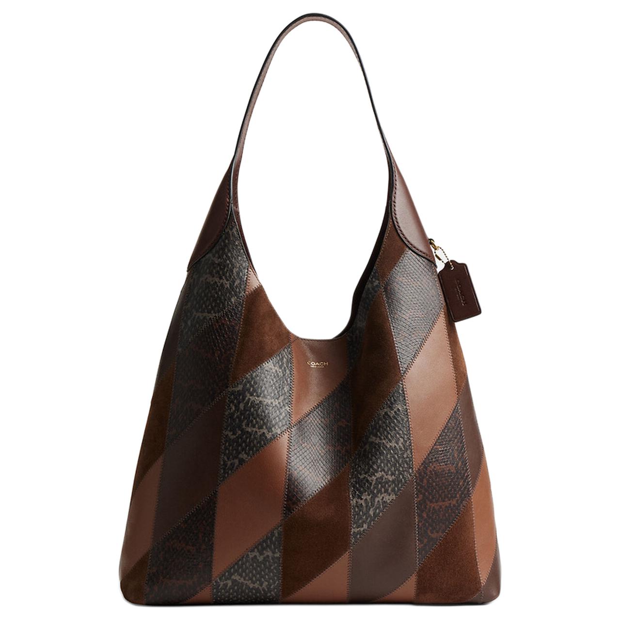 COACH Кожаная сумка через плечо большая женская коричневая
COACH Кожаная сумка через плечо большая женская коричневая