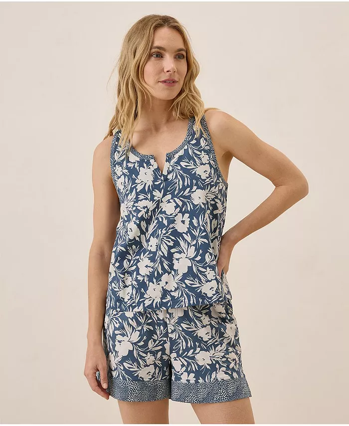 Женская пижамная майка Staycation из органического хлопка Pact, синий
Женская пижамная майка Staycation из органического хлопка Pact, синий