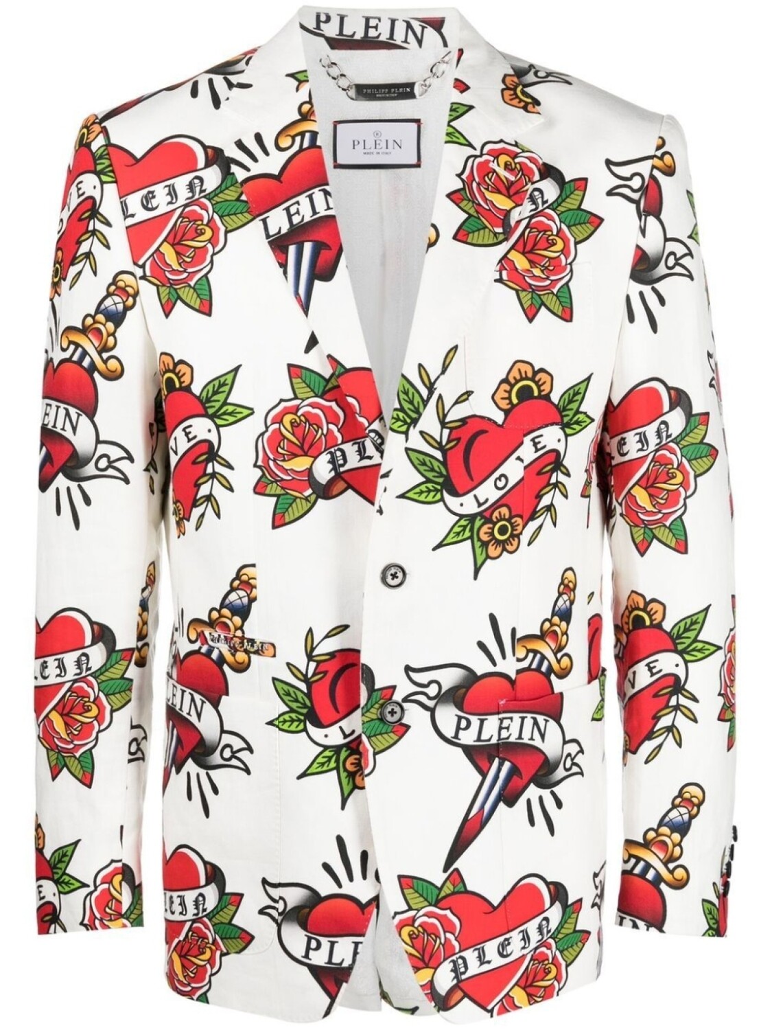 Philipp Plein пиджак с логотипом, белый
Philipp Plein пиджак с логотипом, белый