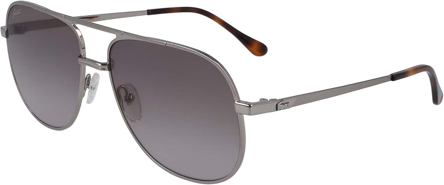 Lacoste мужские солнцезащитные очки авиаторы L222s, Grey Havana/Grey Brown Gradient
Lacoste мужские солнцезащитные очки авиаторы L222s, Grey Havana/Grey Brown Gradient