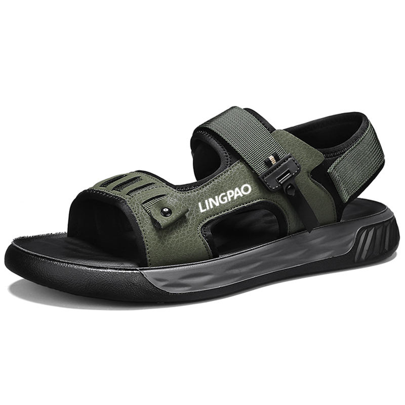 Пляжные сандалии мужские LINGPAO, Green
Пляжные сандалии мужские LINGPAO, Green