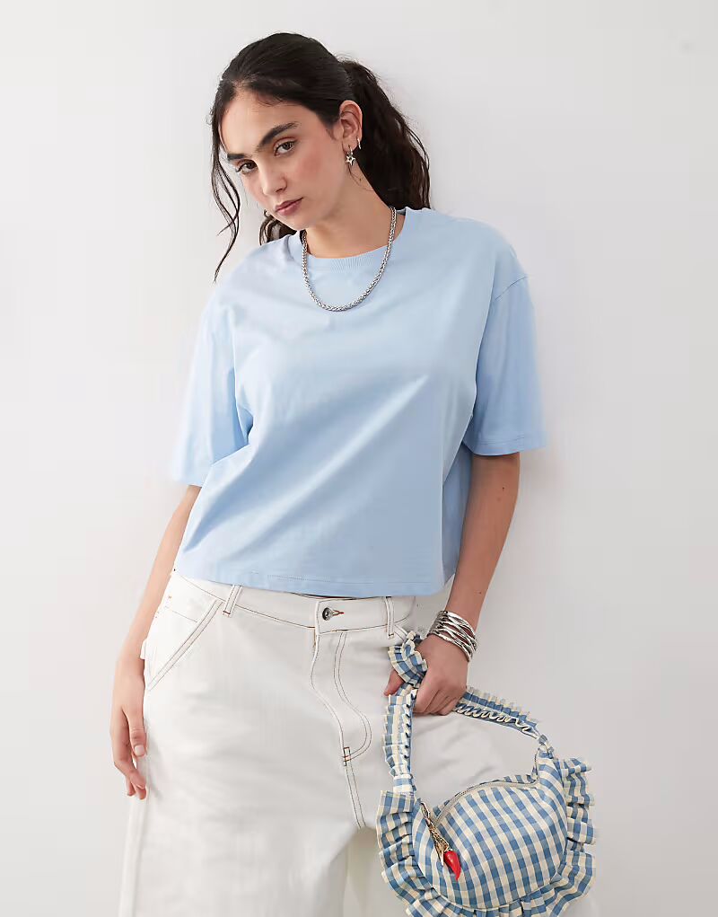 Футболка свободного кроя с короткими рукавами COLLUSION синего цвета
Футболка свободного кроя с короткими рукавами COLLUSION синего цвета