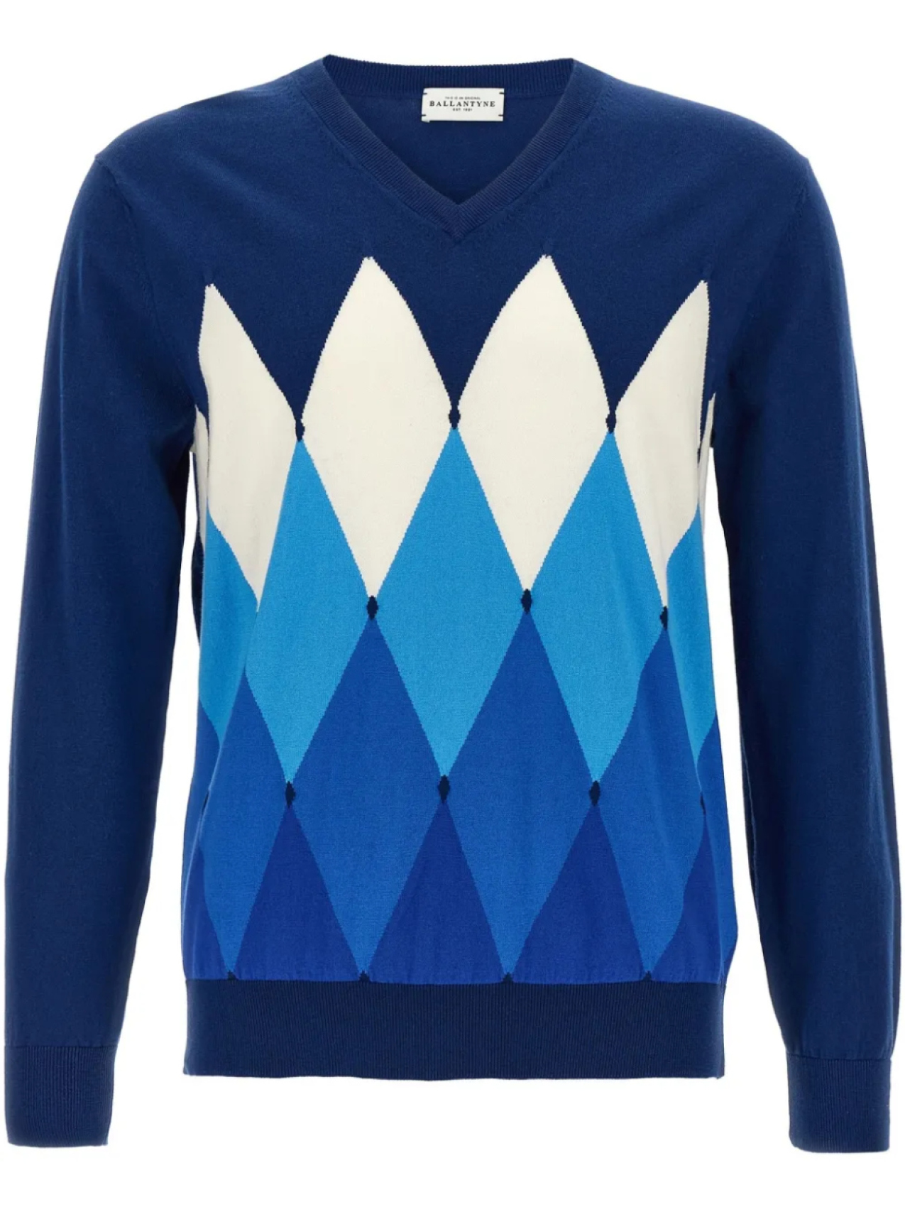 Джемпер с узором «аргайл» Ballantyne, синий
Джемпер с узором «аргайл» Ballantyne, синий