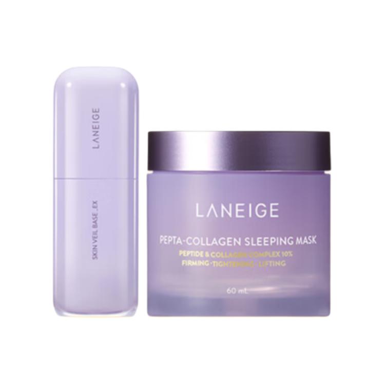LANEIGE Набор для ухода за кожей Lanzhi Snowy Gauze Primer Night Owl Purple Mask для осветления и сужения пор 30мл+60мл
LANEIGE Набор для ухода за кожей Lanzhi Snowy Gauze Primer Night Owl Purple Mask для осветления и сужения пор 30мл+60мл
