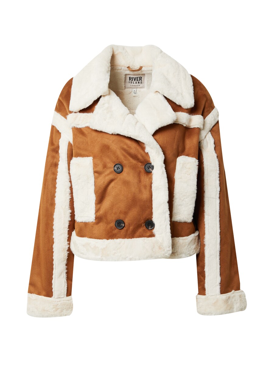 Межсезонная куртка River Island, коричневый
Межсезонная куртка River Island, коричневый