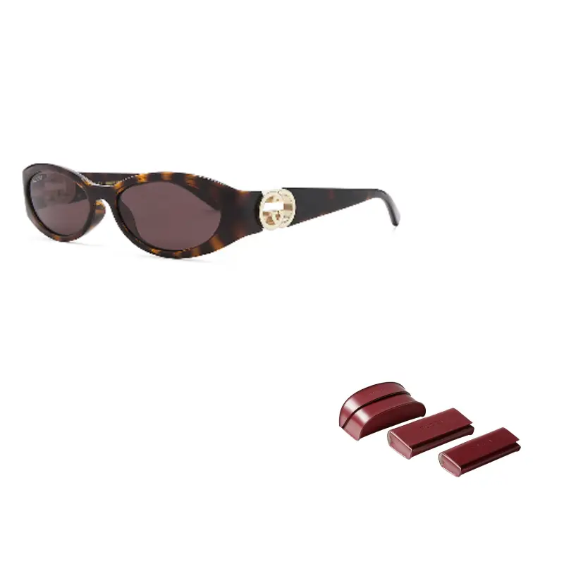 Солнцезащитные очки с овальной оправой GUCCI, 002 (havana frame/коричневый lens)
Солнцезащитные очки с овальной оправой GUCCI, 002 (havana frame/коричневый lens)