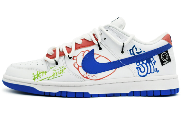 Кроссовки Nike Dunk Skateboarding Shoes Unisex Low-top White/Blue/Red, синий
Кроссовки Nike Dunk Skateboarding Shoes Unisex Low-top White/Blue/Red, синий