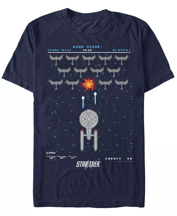 Мужская футболка Star Trek The Original Series Pixelated Fighter с коротким рукавом Fifth Sun, синий
Мужская футболка Star Trek The Original Series Pixelated Fighter с коротким рукавом Fifth Sun, синий