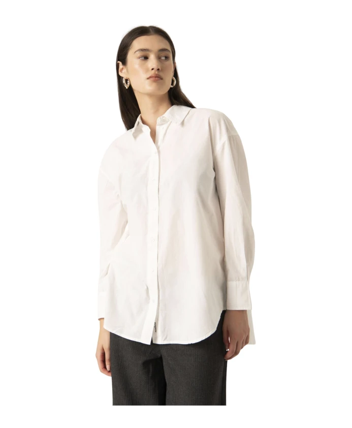 Рубашка из поплина кремового цвета Soaked In Luxury, белый
Рубашка из поплина кремового цвета Soaked In Luxury, белый