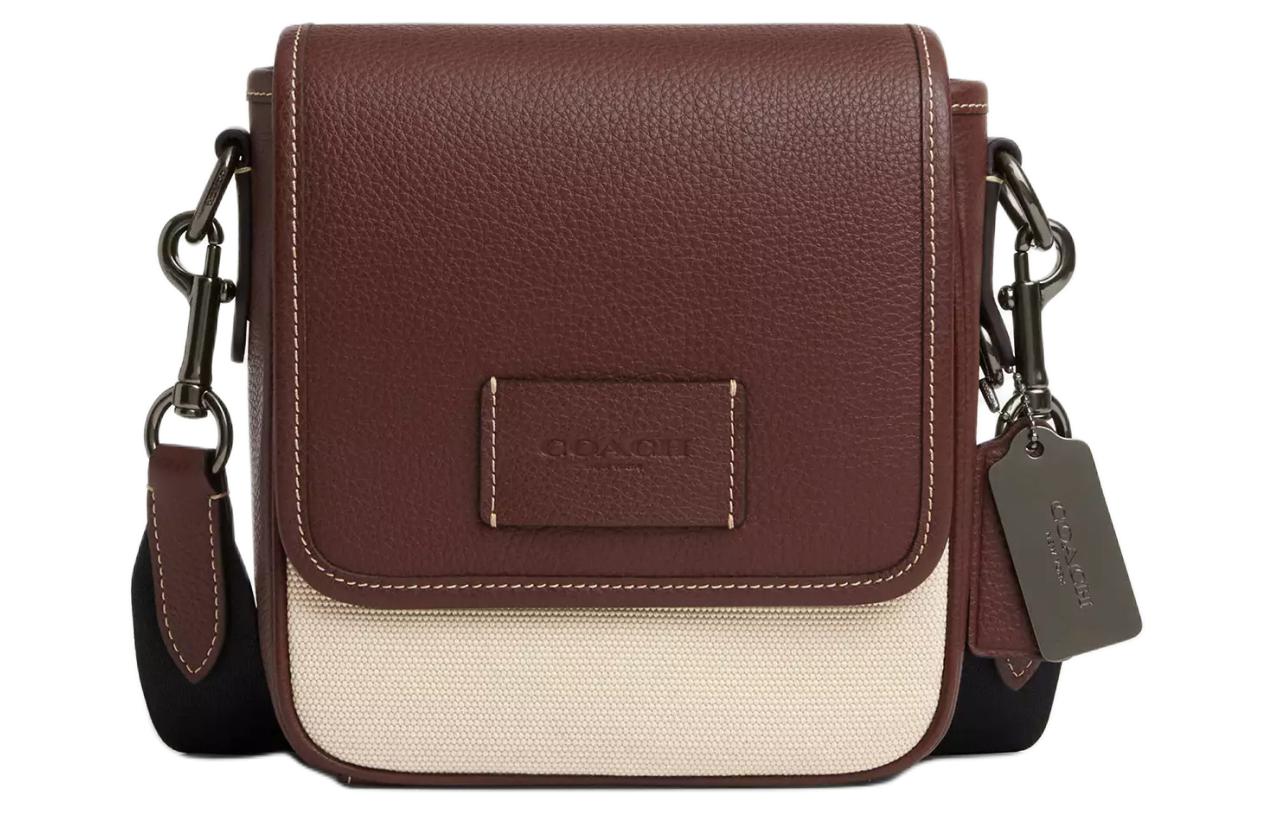 COACH Сумка через плечо из холста с отделкой из рельефной кожи, мини-кроссбоди для женщин, черный и натуральный мультиколор
COACH Сумка через плечо из холста с отделкой из рельефной кожи, мини-кроссбоди для женщин, черный и натуральный мультиколор