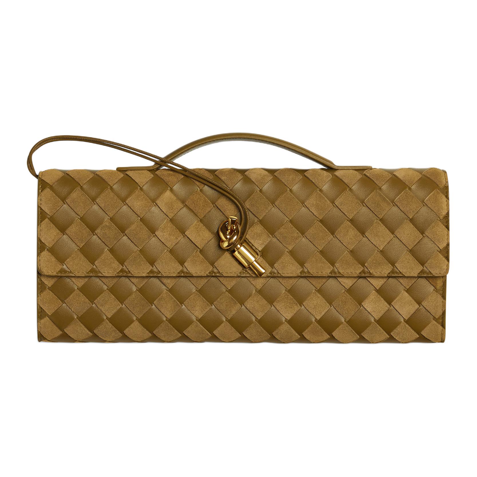 Bottega Veneta Клатч из овчины и коровьей кожи для женщин Acorn Brown
Bottega Veneta Клатч из овчины и коровьей кожи для женщин Acorn Brown