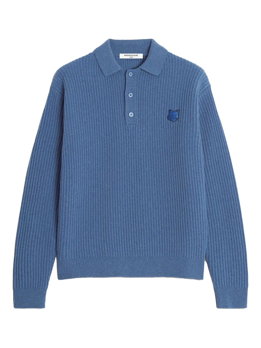 Свитер с головой лисы Maison Kitsuné, синий
Свитер с головой лисы Maison Kitsuné, синий
