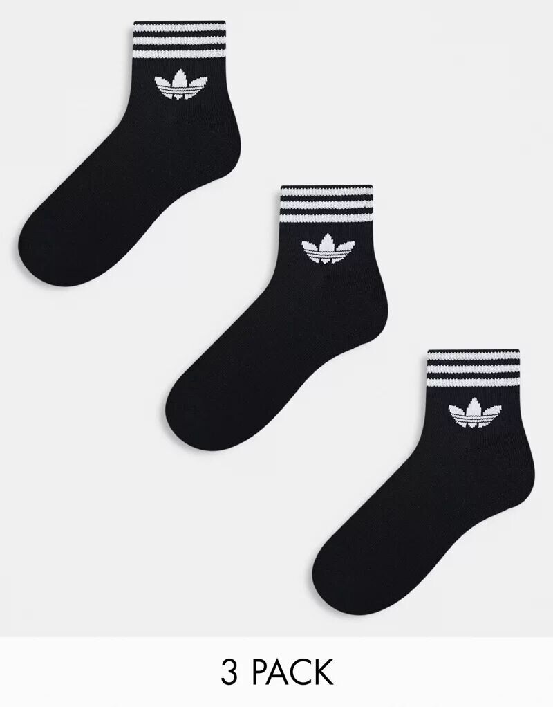 Набор из 3 черных носков с трилистником adidas Originals Adicolor, Черный, Набор из 3 черных носков с трилистником adidas Originals Adicolor
Набор из 3 черных носков с трилистником adidas Originals Adicolor, Черный, Набор из 3 черных носков с трилистником adidas Originals Adicolor