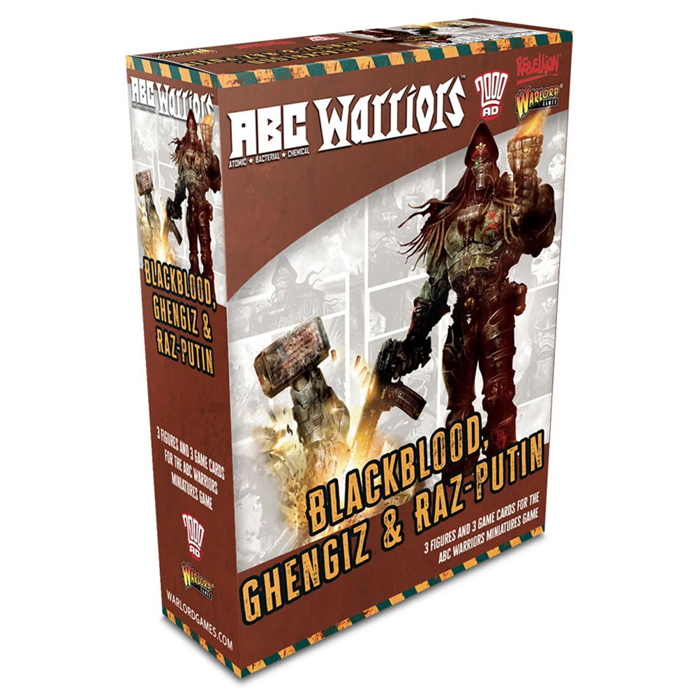 Миниатюра Warlord Games ABC Warriors: Blackblood, Ghengiz & Raz-Putin
Миниатюра Warlord Games ABC Warriors: Blackblood, Ghengiz & Raz-Putin