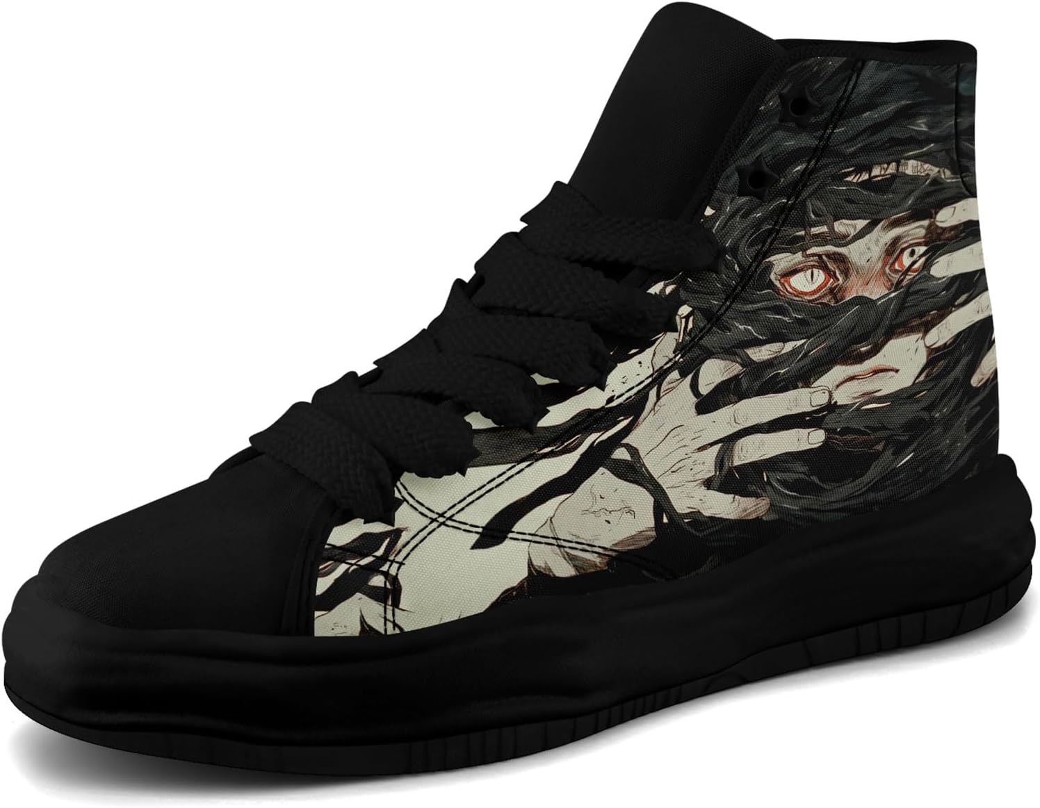 Высокие кеды из холщовой ткани с черепами для мужчин и женщин, повседневная и комфортная обувь для скейтбординга, готический дизайн, противоскользящие теннисные кроссовки Coolcustomize, черный
Высокие кеды из холщовой ткани с черепами для мужчин и женщин, повседневная и комфортная обувь для скейтбординга, готический дизайн, противоскользящие теннисные кроссовки Coolcustomize, черный