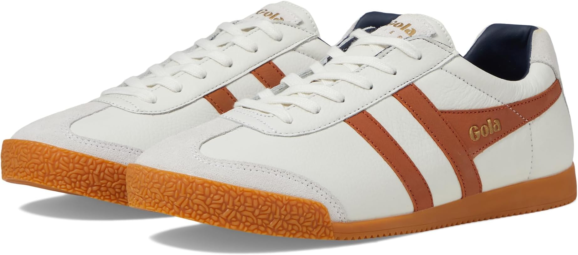 Кроссовки Gola Harrier Leather, цвет White/Moody Orange/Navy
Кроссовки Gola Harrier Leather, цвет White/Moody Orange/Navy