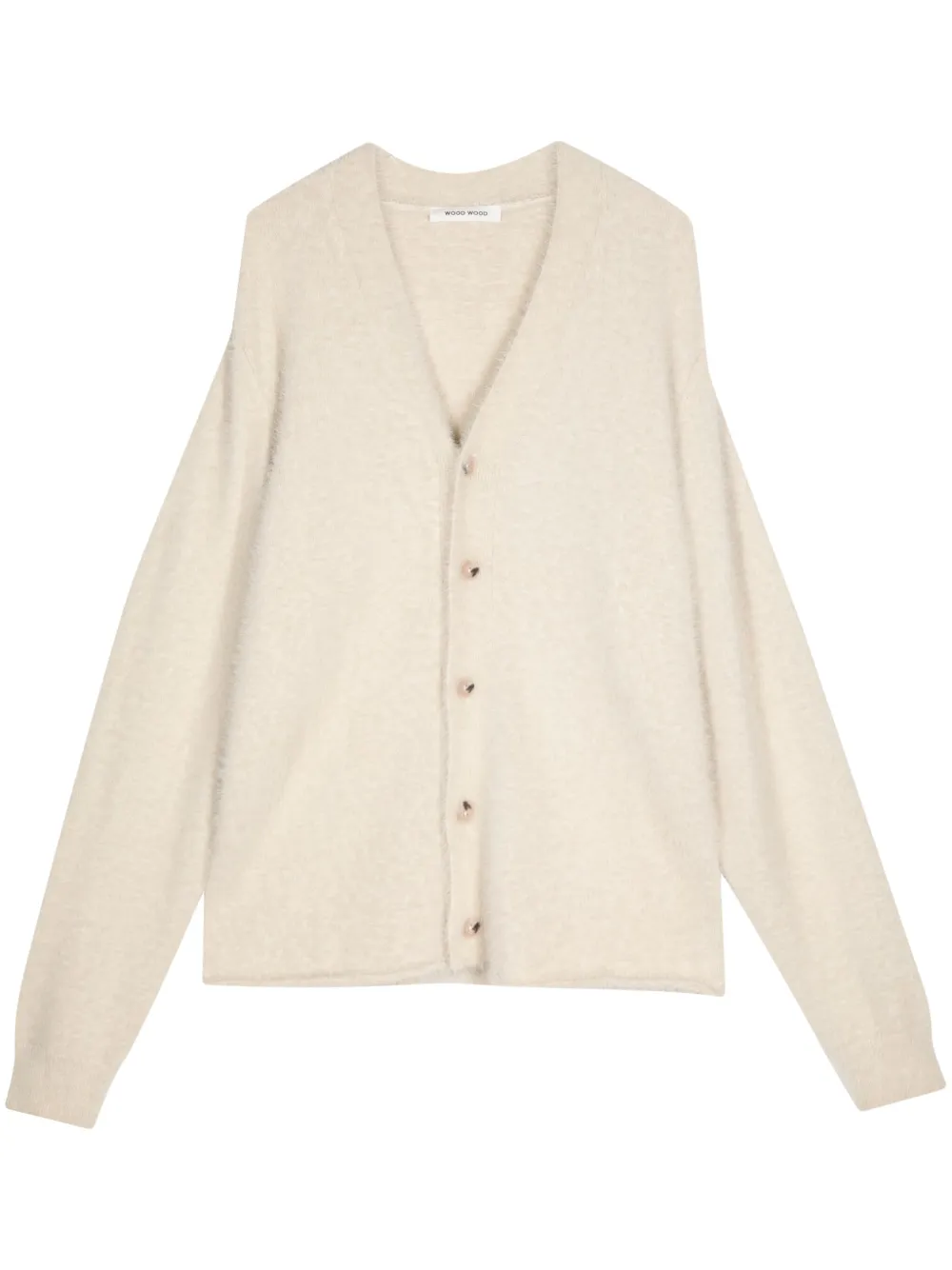 Кардиган с V-образным вырезом Wood Wood, нейтральный
Кардиган с V-образным вырезом Wood Wood, нейтральный