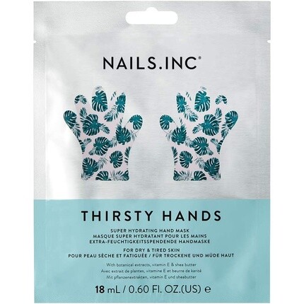 Nails Inc Супер увлажняющая маска для рук Thirsty Hands
Nails Inc Супер увлажняющая маска для рук Thirsty Hands