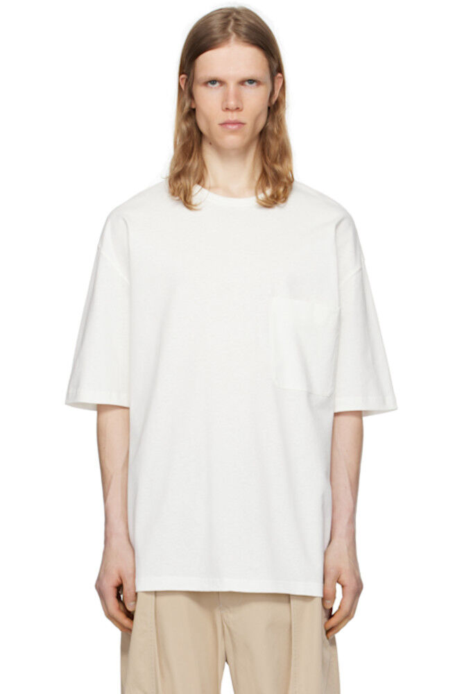 Белая свободная футболка с коротким рукавом LEMAIRE
Белая свободная футболка с коротким рукавом LEMAIRE