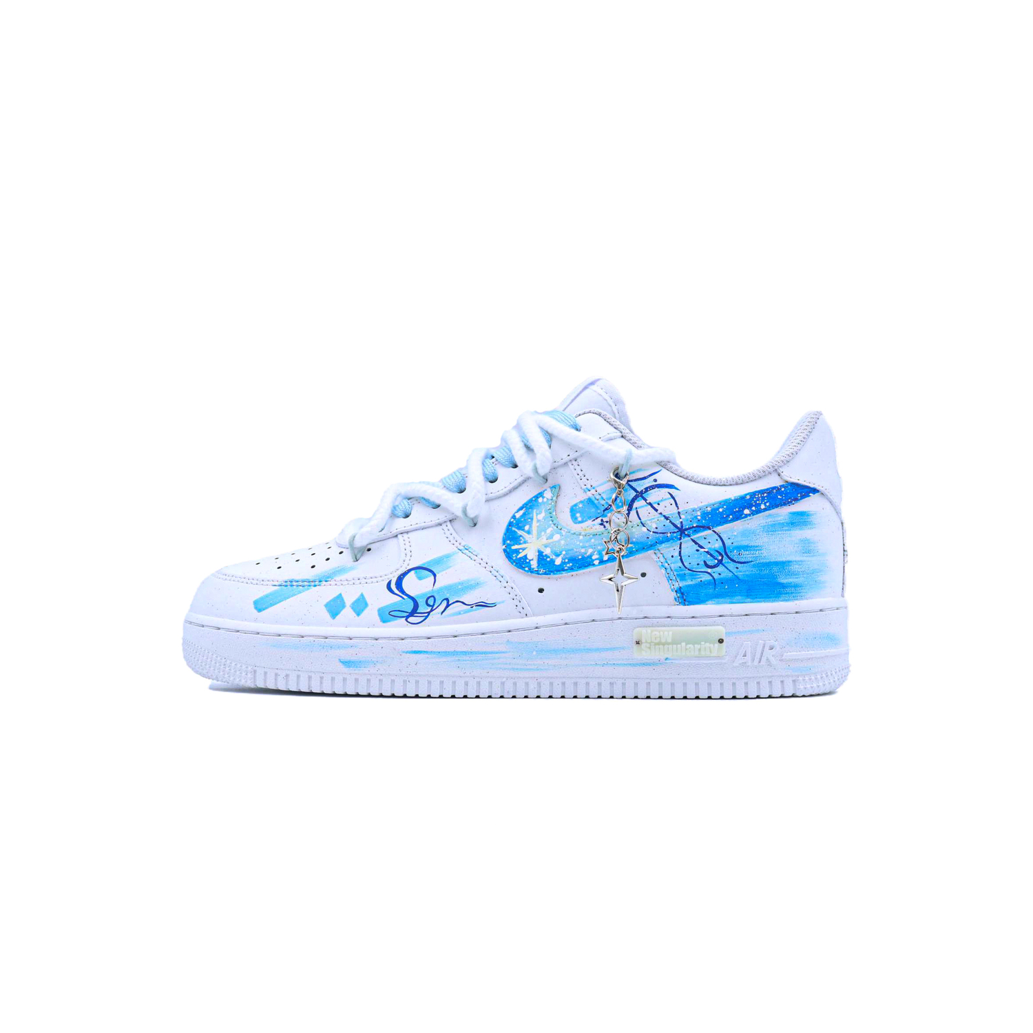 Air Force 1 Xingqidian, Twelve Constellations, Sagittarius, износостойкие, противоскользящие, низкие Nike, белый синий
Air Force 1 Xingqidian, Twelve Constellations, Sagittarius, износостойкие, противоскользящие, низкие Nike, белый синий