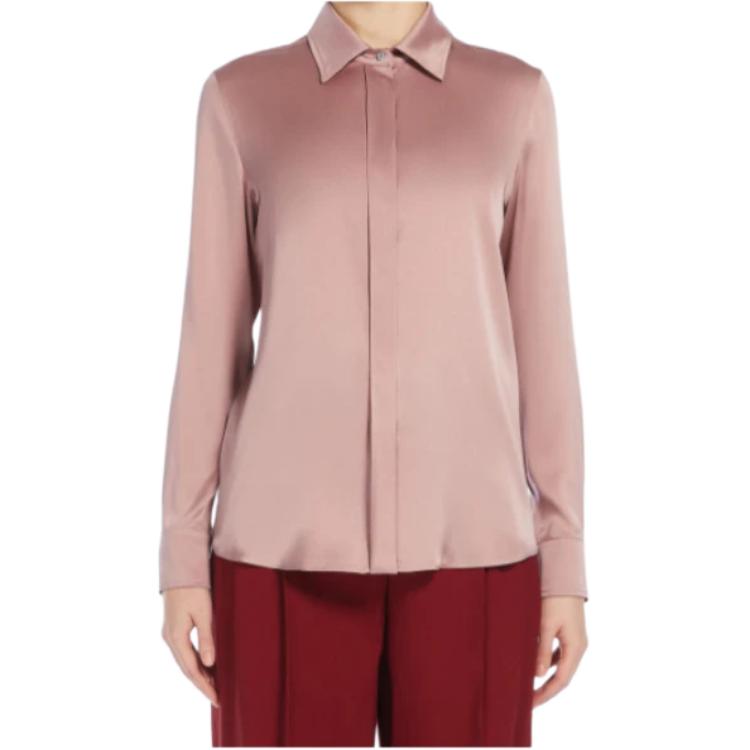 MaxMara Рубашка женская с розовым лацканом Moderate
MaxMara Рубашка женская с розовым лацканом Moderate