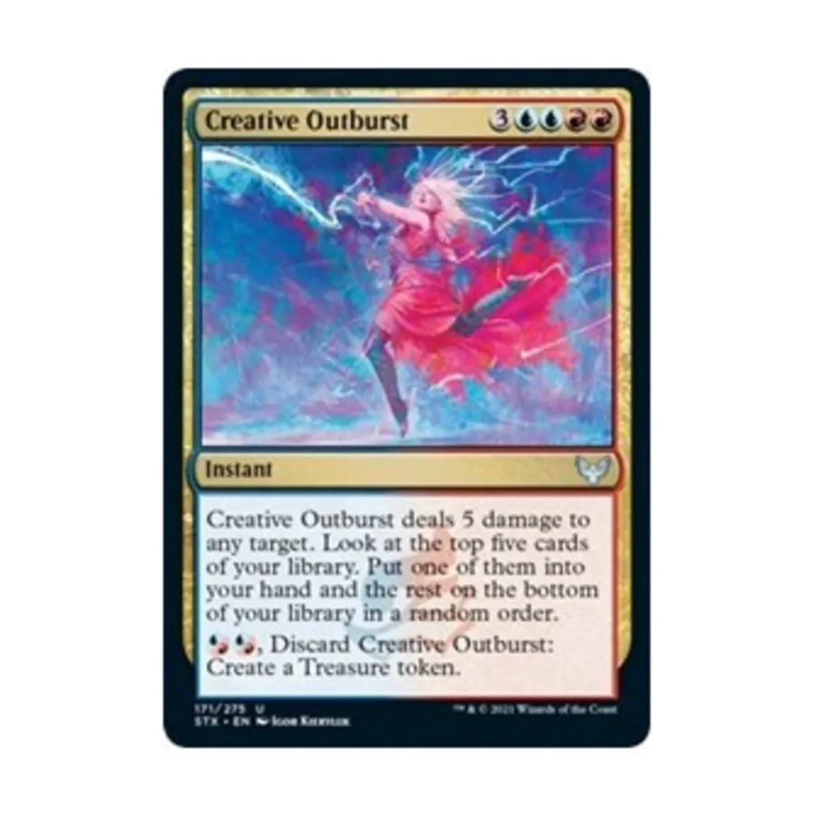 CCG Творческий взрыв (U), MTG - Strixhaven - School of Mages
CCG Творческий взрыв (U), MTG - Strixhaven - School of Mages