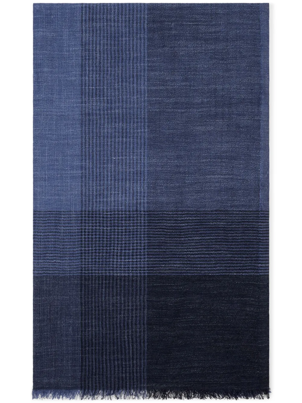 Шарф из смесового шелка в клетку Brunello Cucinelli, синий
Шарф из смесового шелка в клетку Brunello Cucinelli, синий