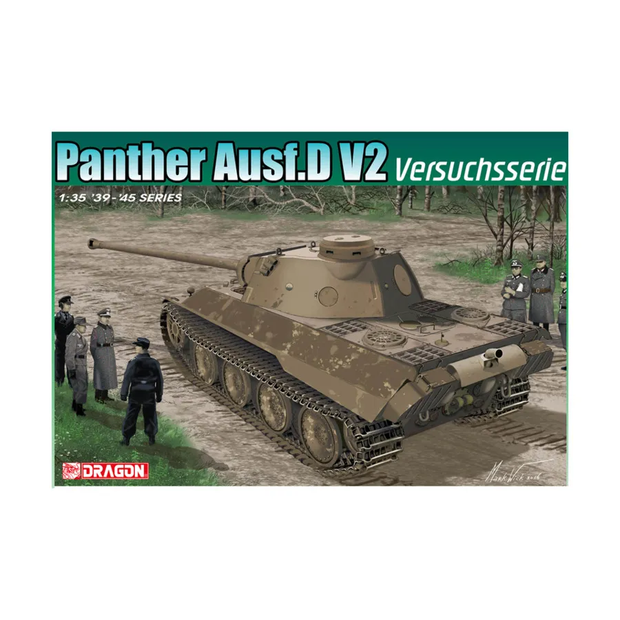 Panther Ausf.D V2 Версухсерия, Dragon Models - '39 to '45 Series - Germany (1:35)
Panther Ausf.D V2 Версухсерия, Dragon Models - '39 to '45 Series - Germany (1:35)