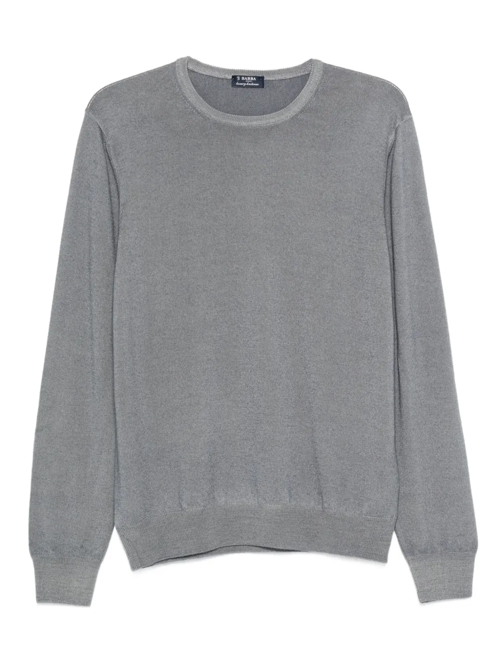 Шерстяной свитер с круглым вырезом Barba, серый
Шерстяной свитер с круглым вырезом Barba, серый