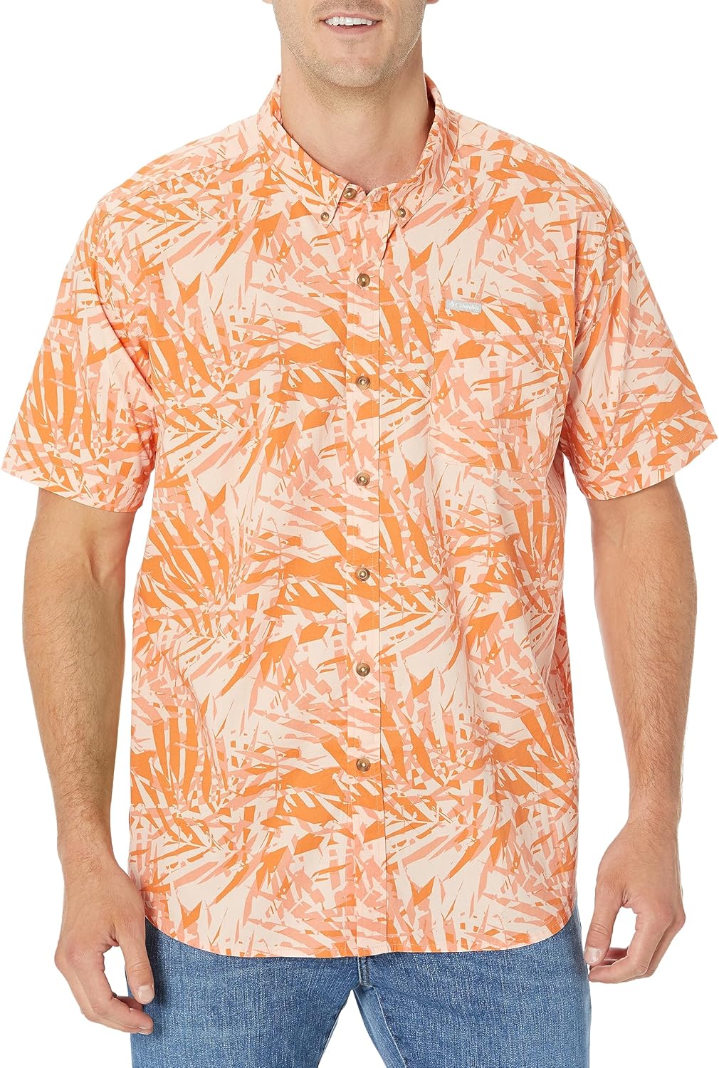 Мужская рубашка Columbia Rapid Rivers с коротким рукавом и принтом, Desert Orange Dye Palms
Мужская рубашка Columbia Rapid Rivers с коротким рукавом и принтом, Desert Orange Dye Palms