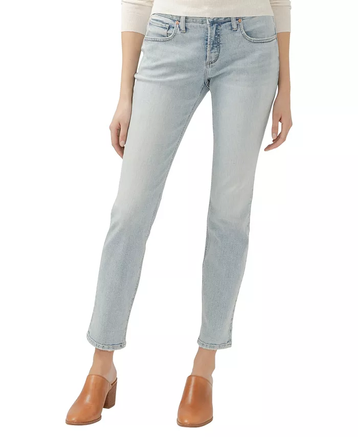 Женские джинсы Boyfriend Mid Rise Slim Leg Silver Jeans Co., синий 
Женские джинсы Boyfriend Mid Rise Slim Leg Silver Jeans Co., синий