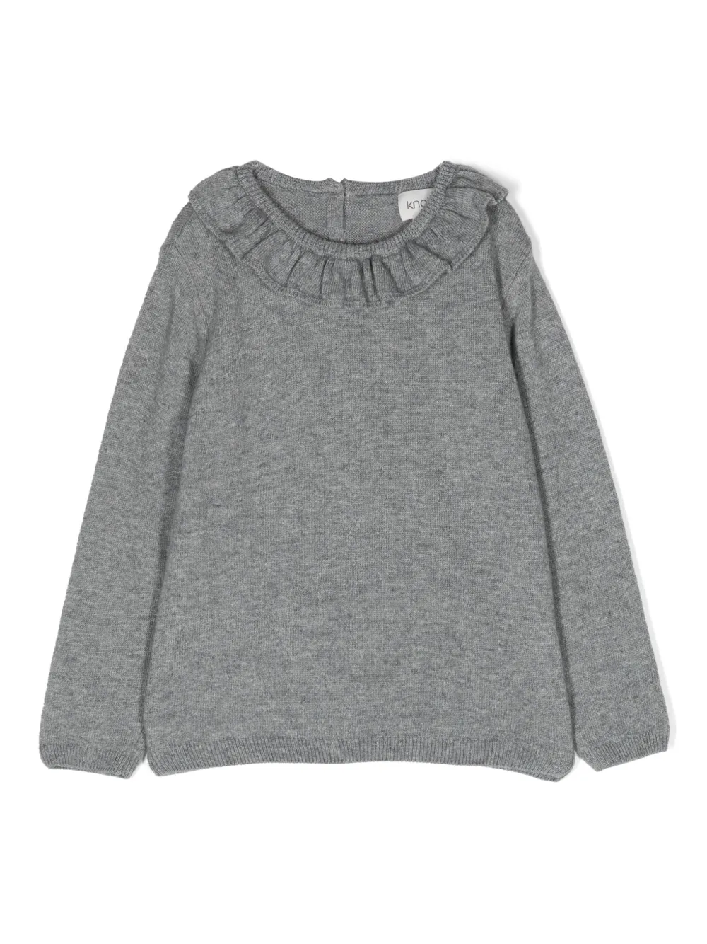 Джемпер Lilies с оборками Knot, серый 
Джемпер Lilies с оборками Knot, серый