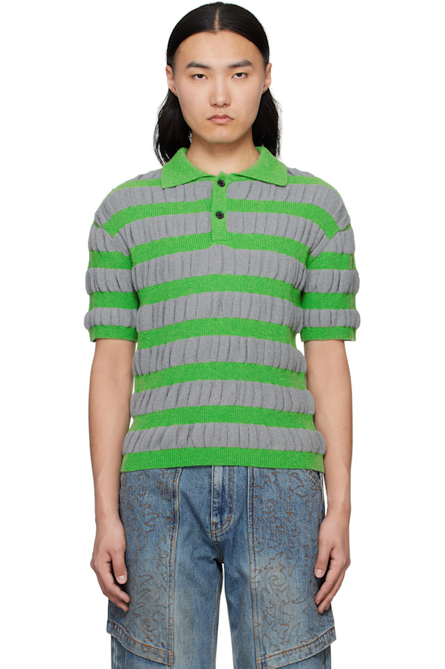 Поло в полоску с пузырьковым узором Andersson Bell, мультиколор
Поло в полоску с пузырьковым узором Andersson Bell, мультиколор