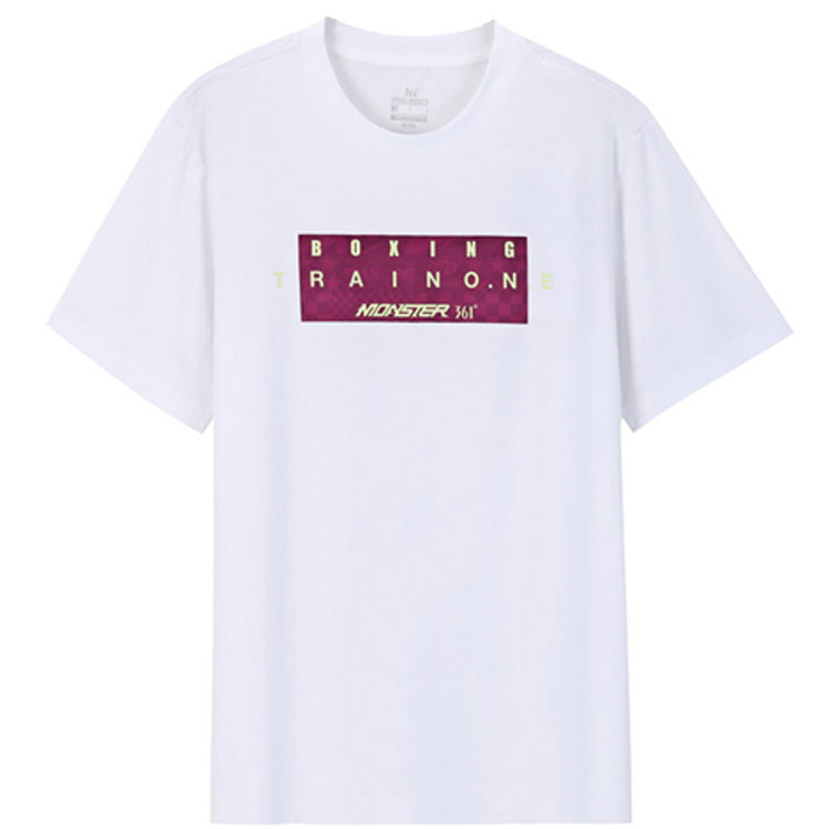 361° Футболка мужская белая с круглым вырезом умеренно прямого кроя
361° Футболка мужская белая с круглым вырезом умеренно прямого кроя