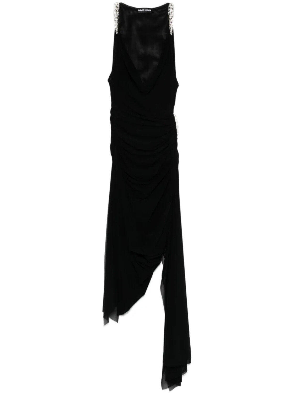 David Koma платье макси с драпировкой, черный
David Koma платье макси с драпировкой, черный