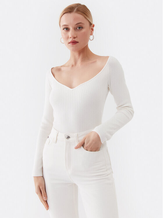 Облегающий свитер Guess, экрю
Облегающий свитер Guess, экрю