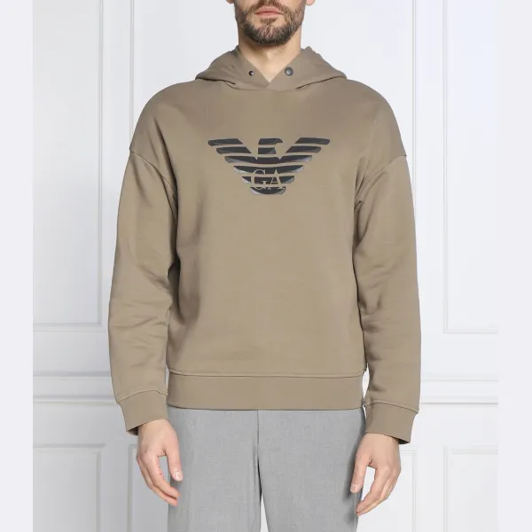 Толстовка обычного кроя Emporio Armani, коричневый
Толстовка обычного кроя Emporio Armani, коричневый