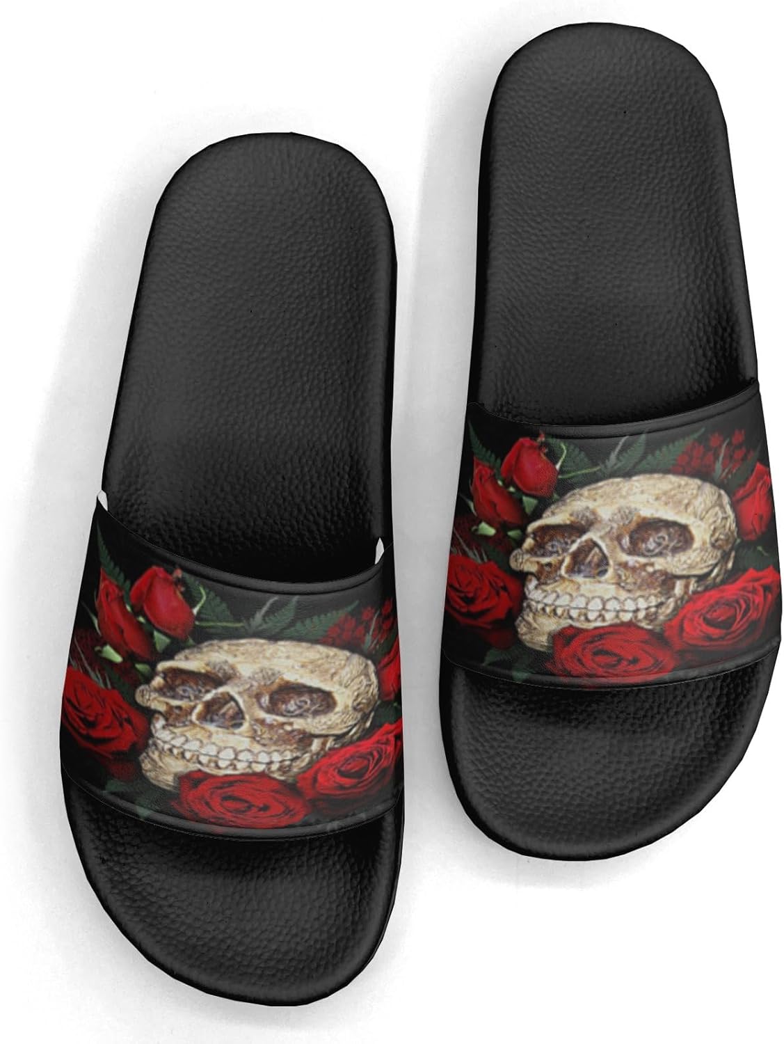 Тапочки с черепом, черного цвета, дизайн искусства, шлепанцы для женщин и мужчин, повседневные спортивные шлепанцы, для бассейна, душа, дома и улицы Generic
Тапочки с черепом, черного цвета, дизайн искусства, шлепанцы для женщин и мужчин, повседневные спортивные шлепанцы, для бассейна, душа, дома и улицы Generic
