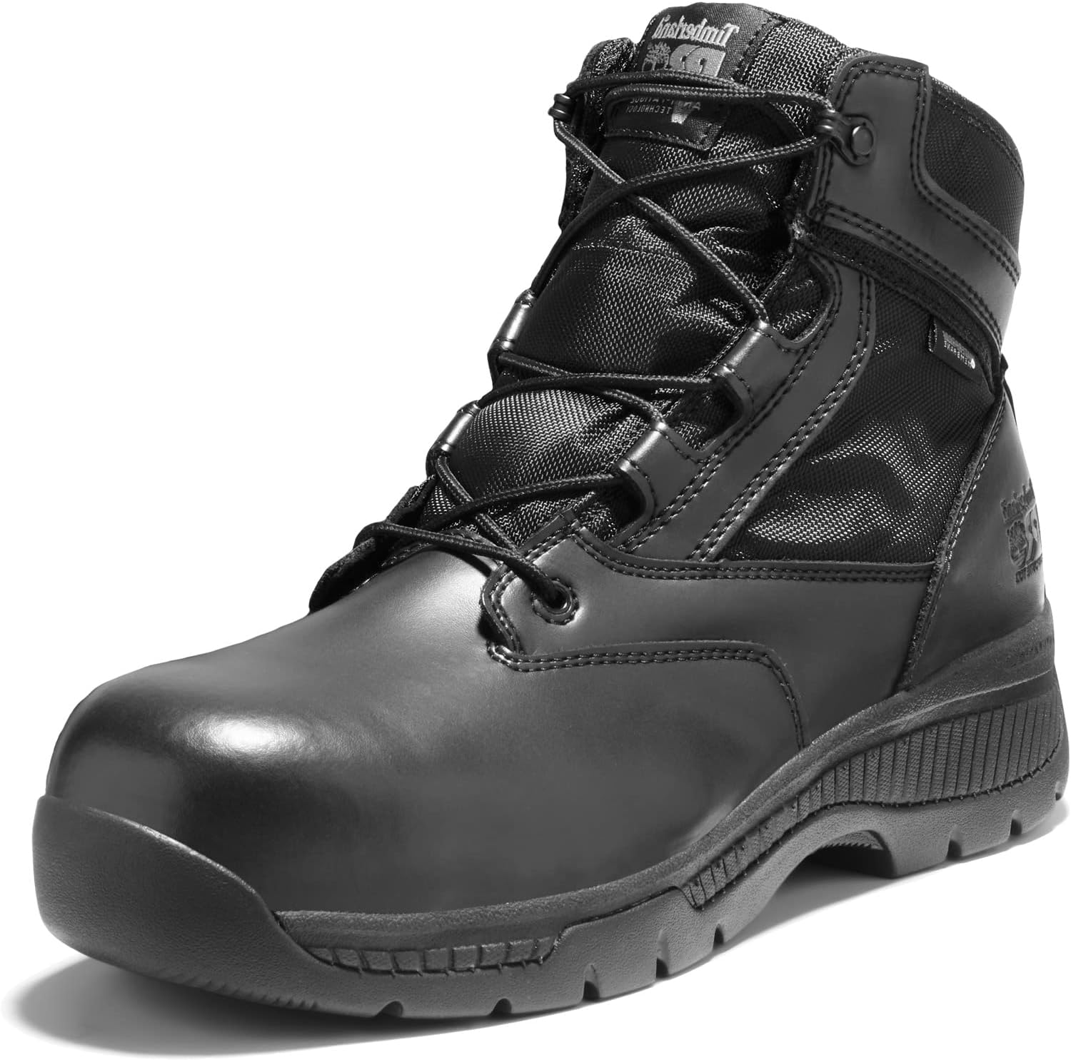 Timberland PRO мужские рабочие ботинки 6 Inch Valor Comp Toe Waterproof с боковой молнией, черная гладкая кожа и баллистический нейлон, Black
Timberland PRO мужские рабочие ботинки 6 Inch Valor Comp Toe Waterproof с боковой молнией, черная гладкая кожа и баллистический нейлон, Black