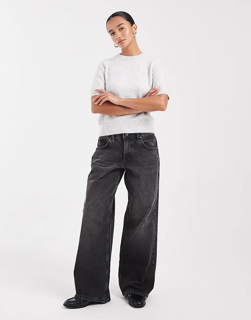 Джинсы-ганги ASOS DESIGN Petite с низкой посадкой, черного цвета
Джинсы-ганги ASOS DESIGN Petite с низкой посадкой, черного цвета